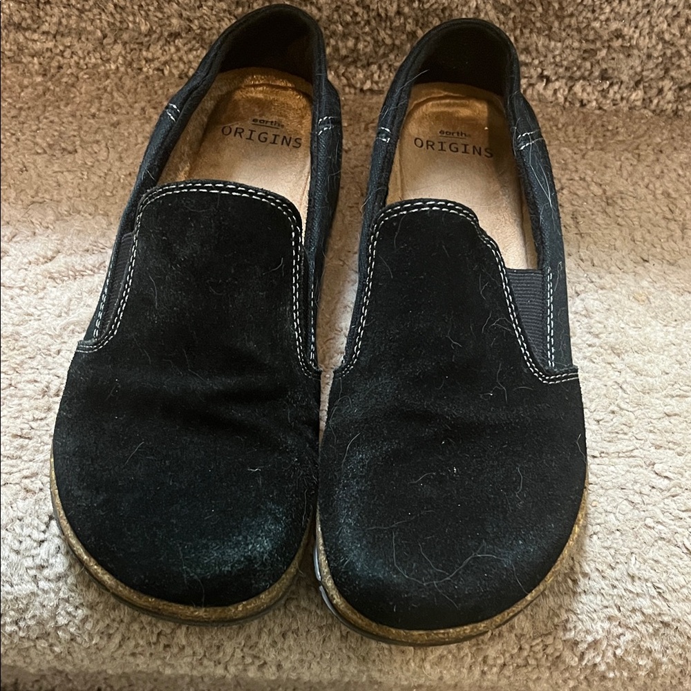 Black Earth Origins Slip on Loafers